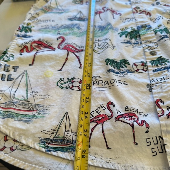 EUC Reverse Threads Men's Casual Short Sleeve Shirt White Size XL See Photos - Picture 6 of 6